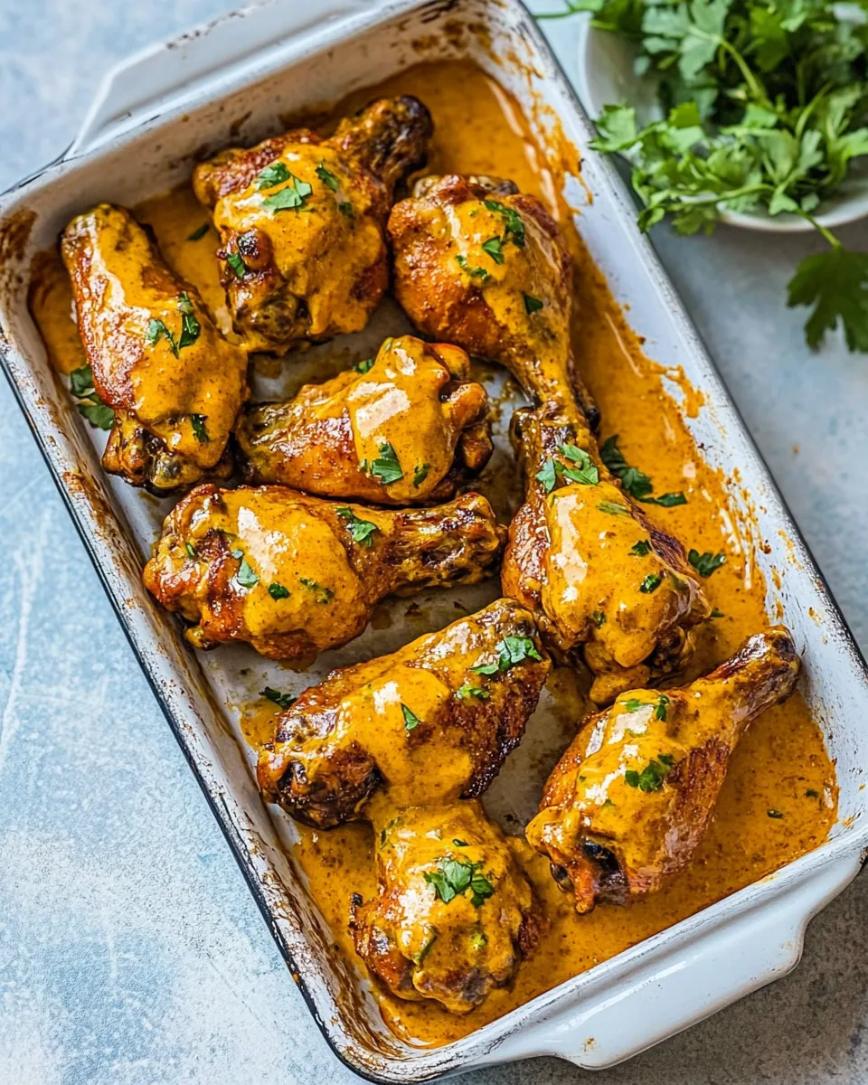 Chicken Tikka Masala Baked Wings