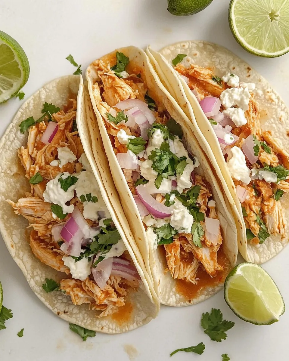 Chicken Tinga Tacos