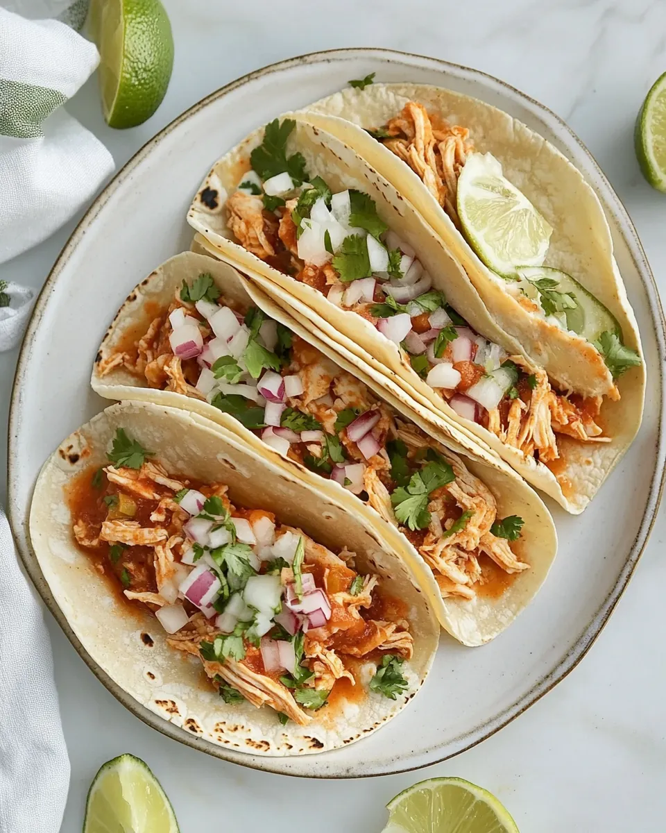 Chicken Tinga Tacos
