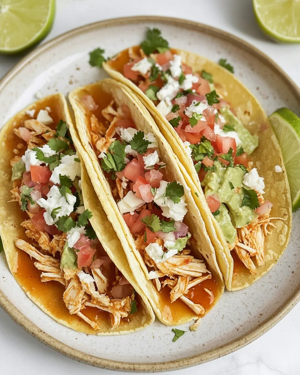 Chicken Tinga Tacos