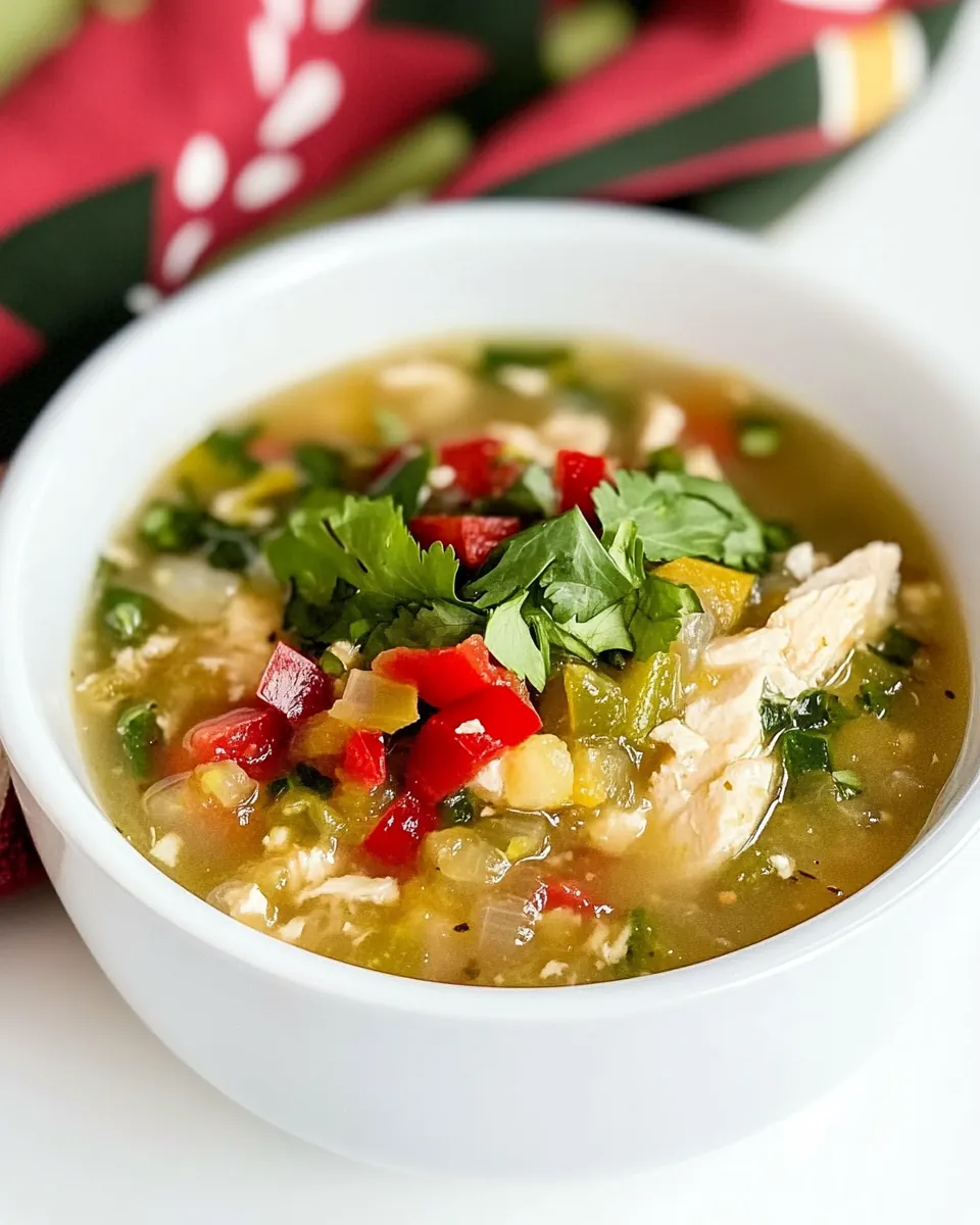 Chicken Tomatillo Soup