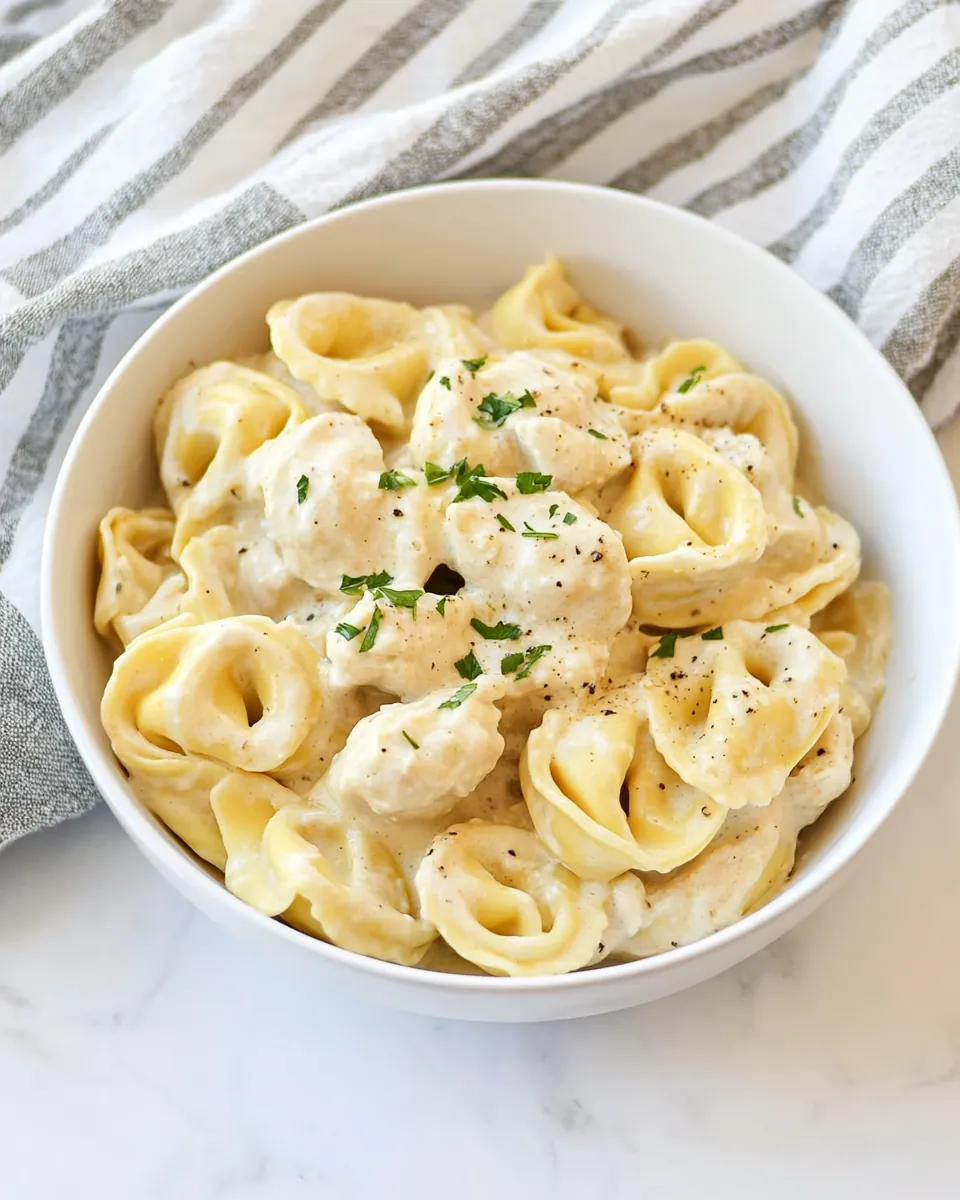 Chicken Tortellini Alfredo