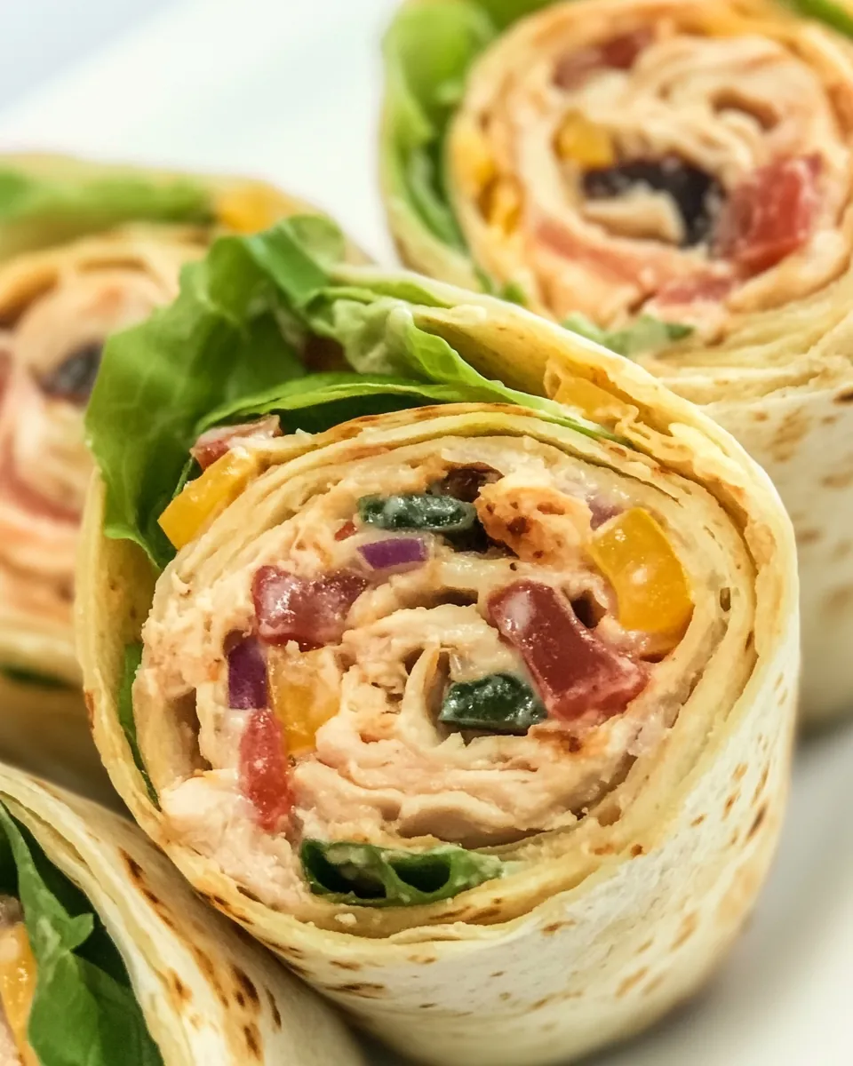 Chicken Tortilla Roll Ups