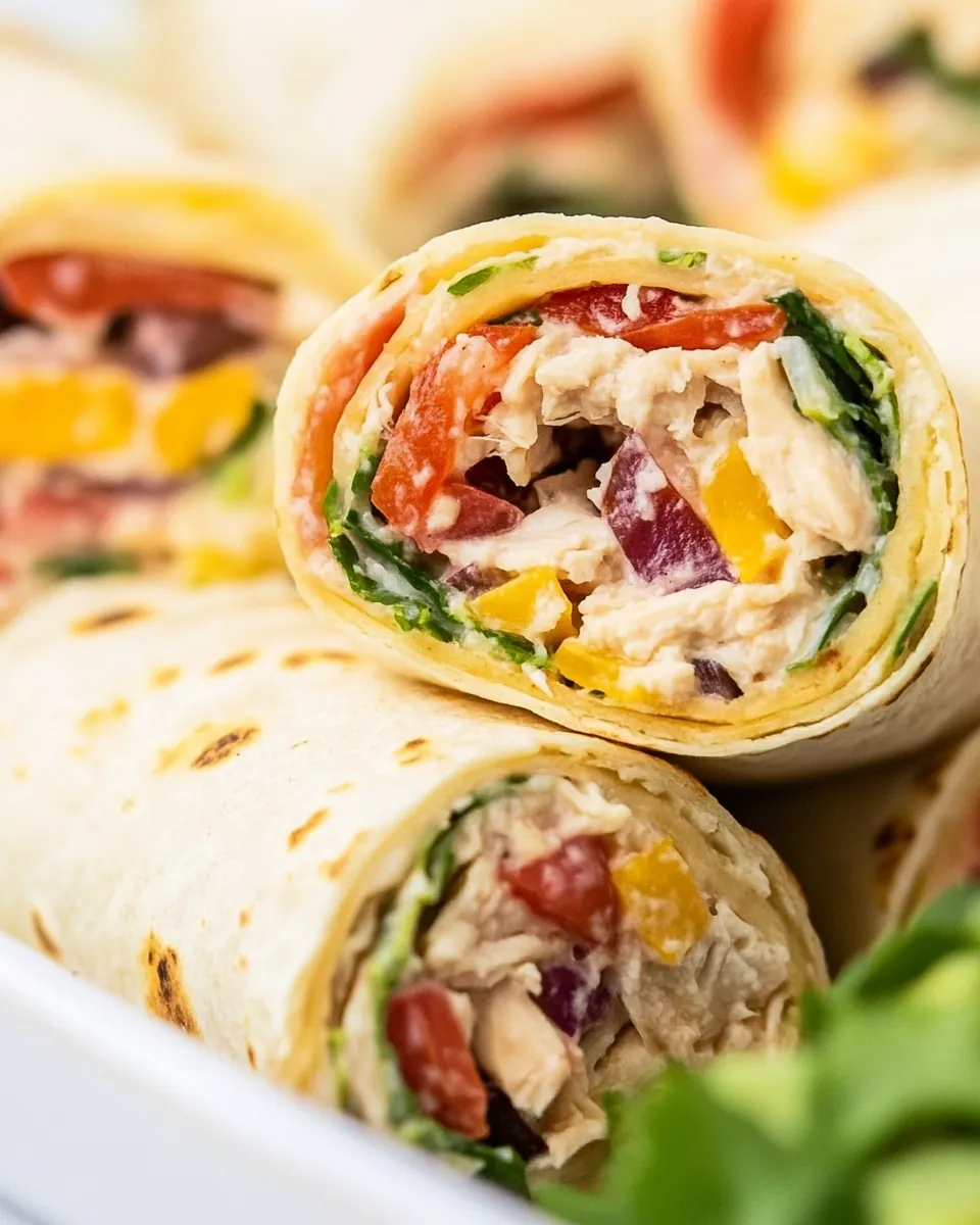 Chicken Tortilla Roll Ups