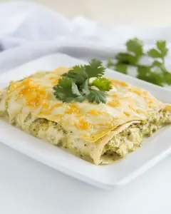 Chicken Verde Enchiladas