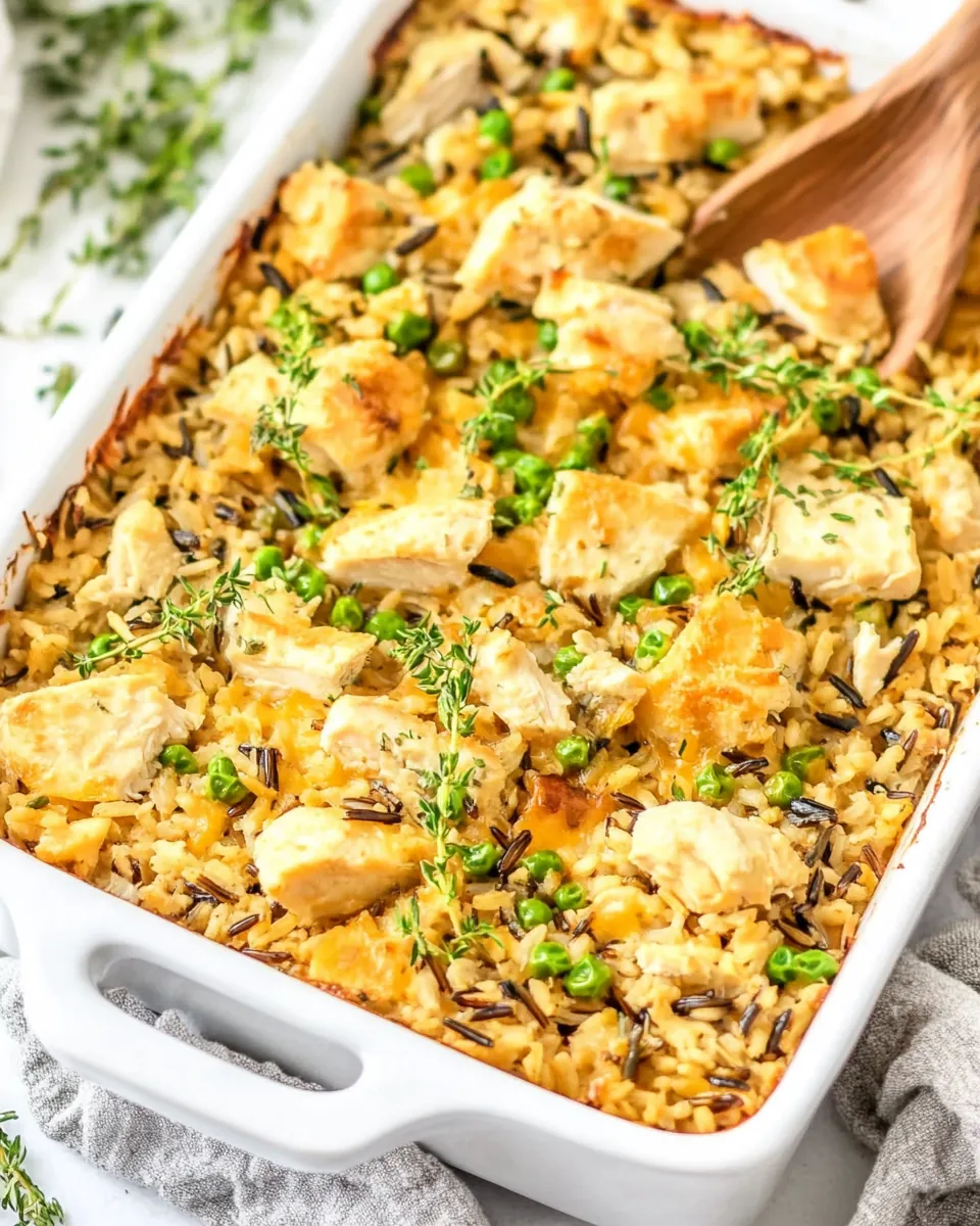 Chicken Wild Rice Casserole
