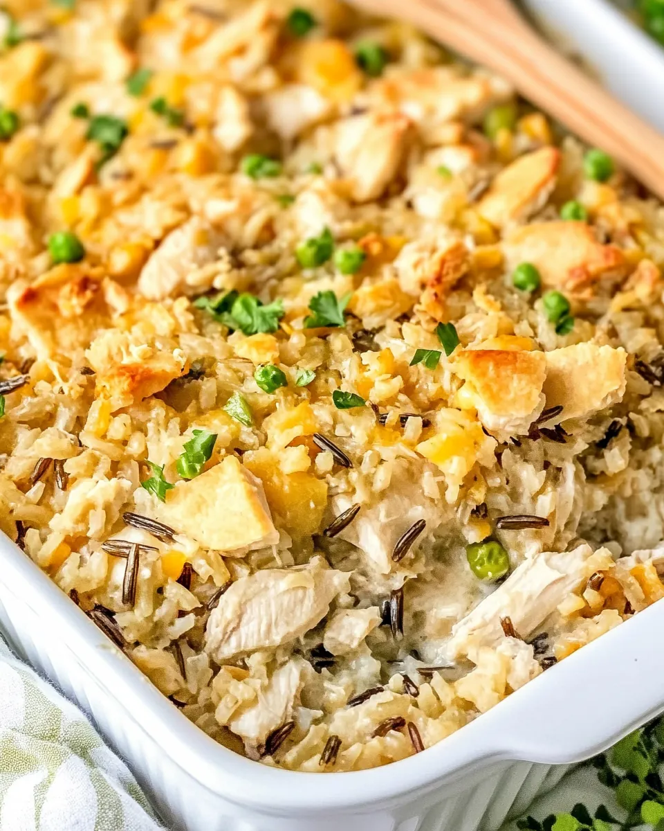 Chicken Wild Rice Casserole