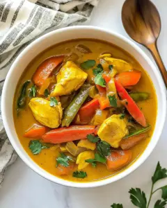 Chicken Yellow Curry Soup