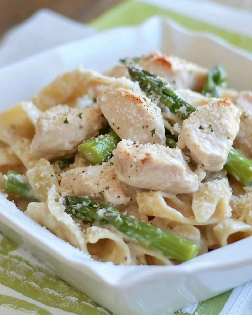 Chicken and Asparagus Pasta