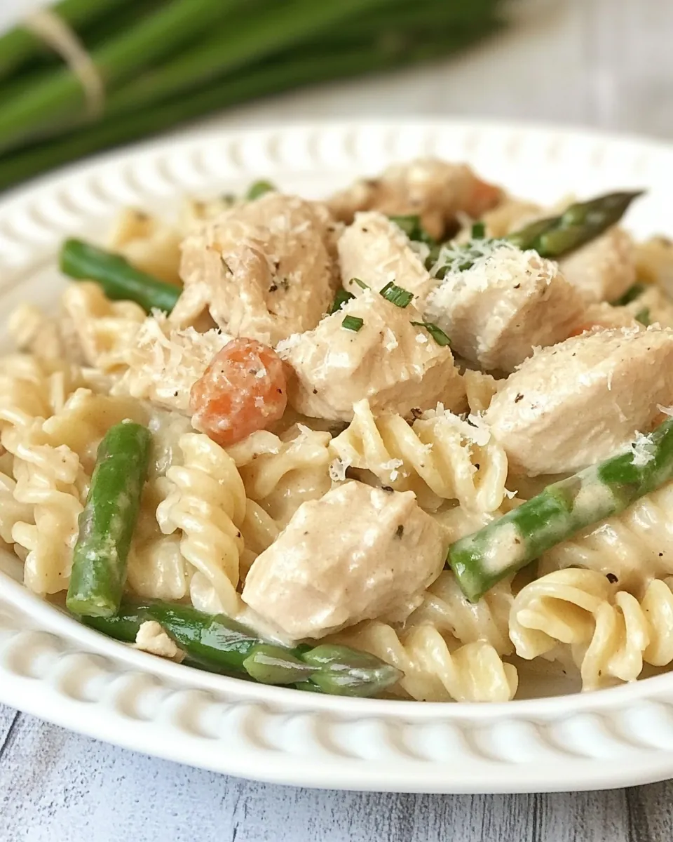 Chicken and Asparagus Pasta