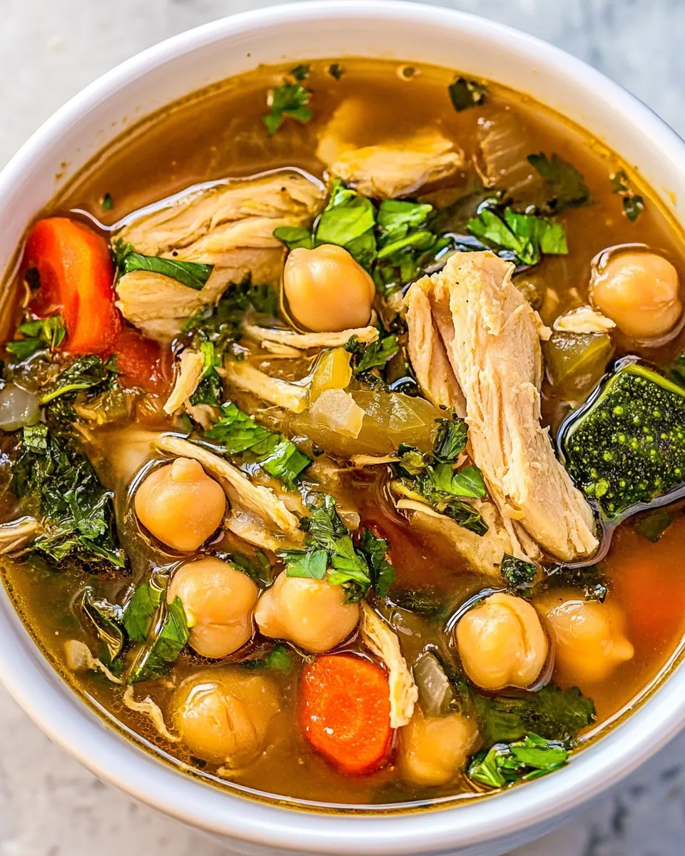 Chicken and Chickpea Soup