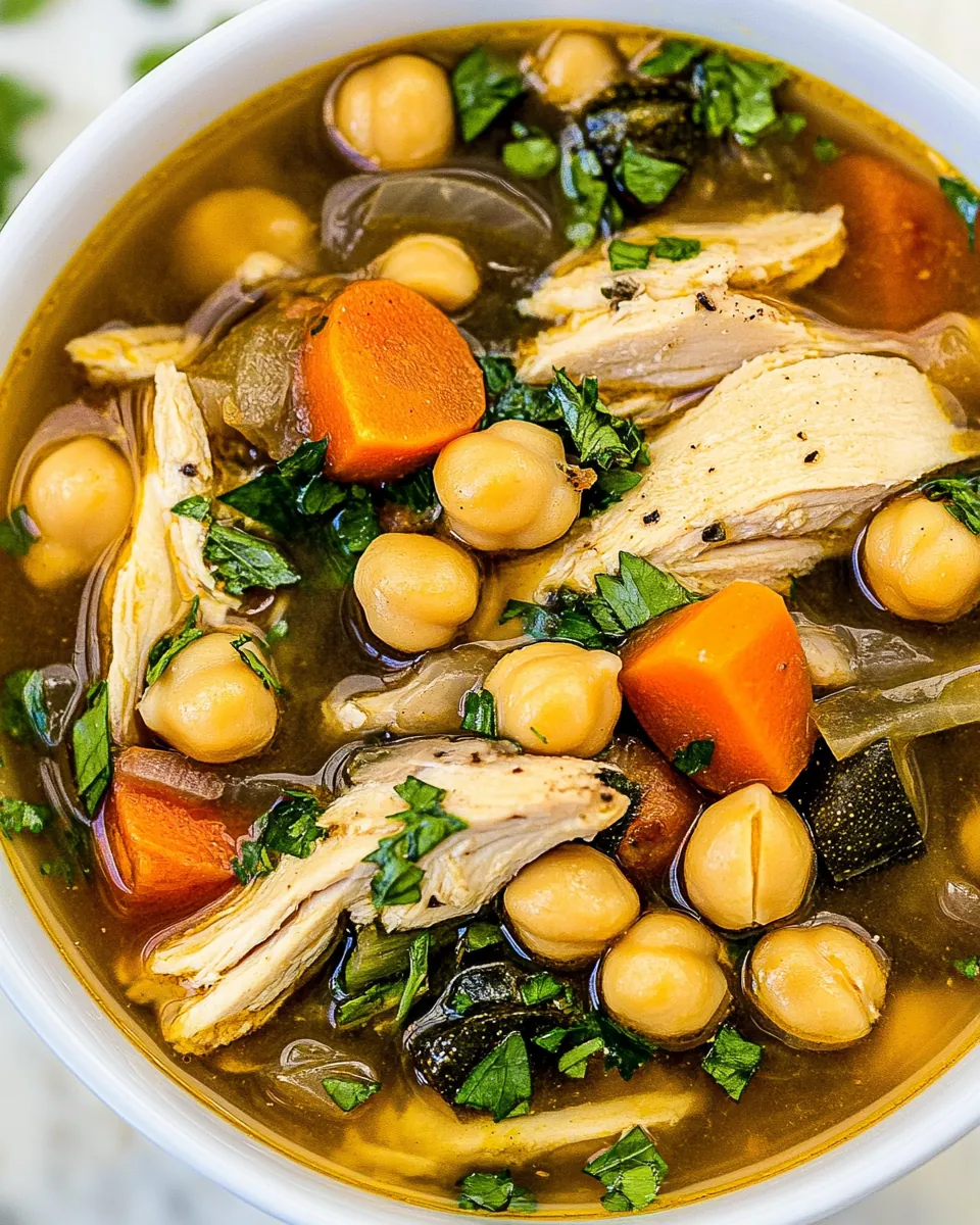 Chicken and Chickpea Soup
