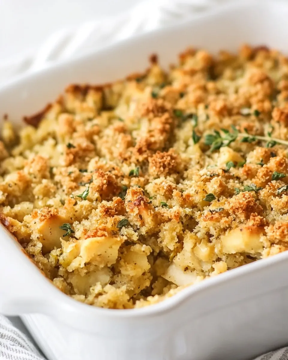 Chicken and Stuffing Casserole