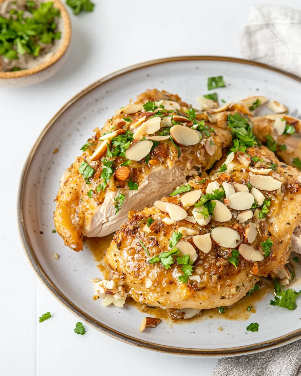 Chicken with Almond Butter