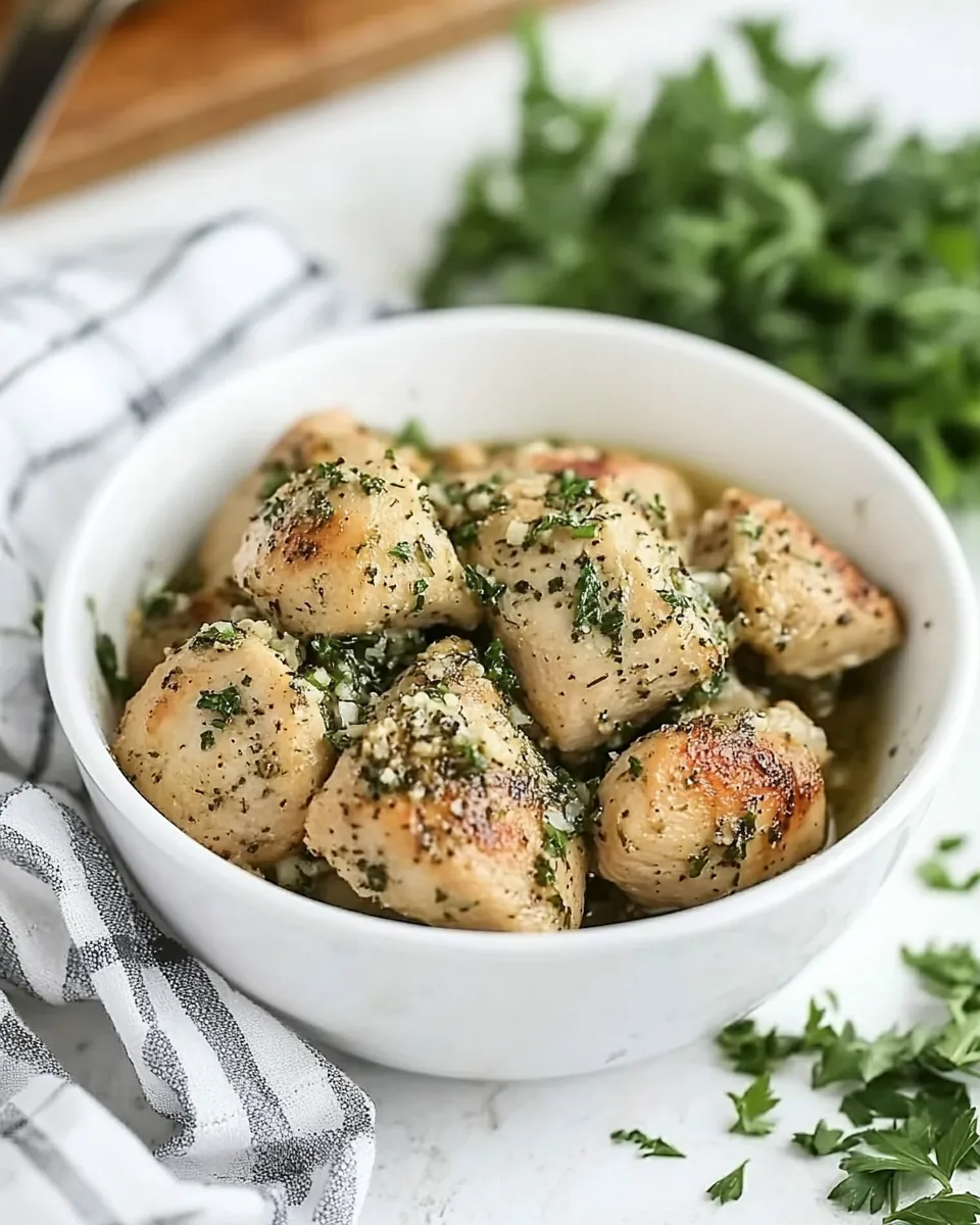 Chicken with Garlic and Parsley
