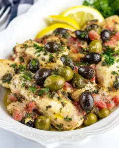 Chicken with Olives and Capers