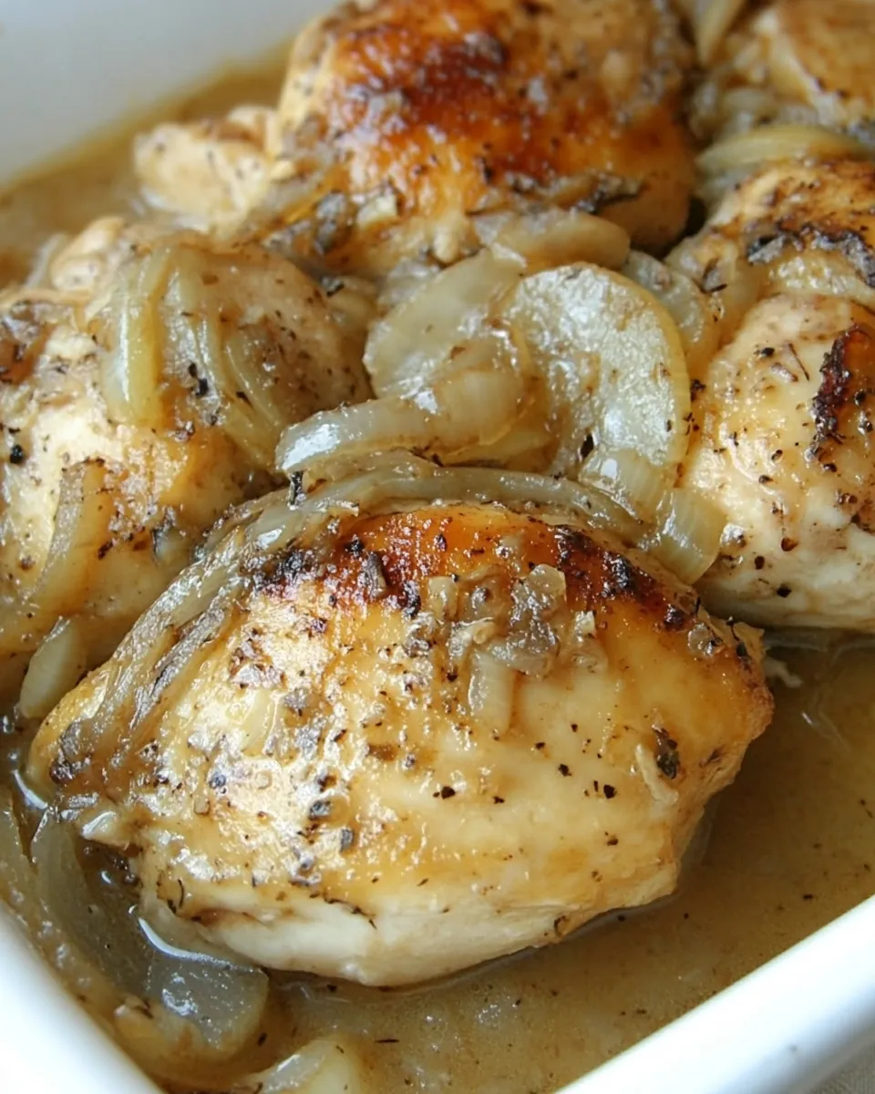 Chicken with Onions