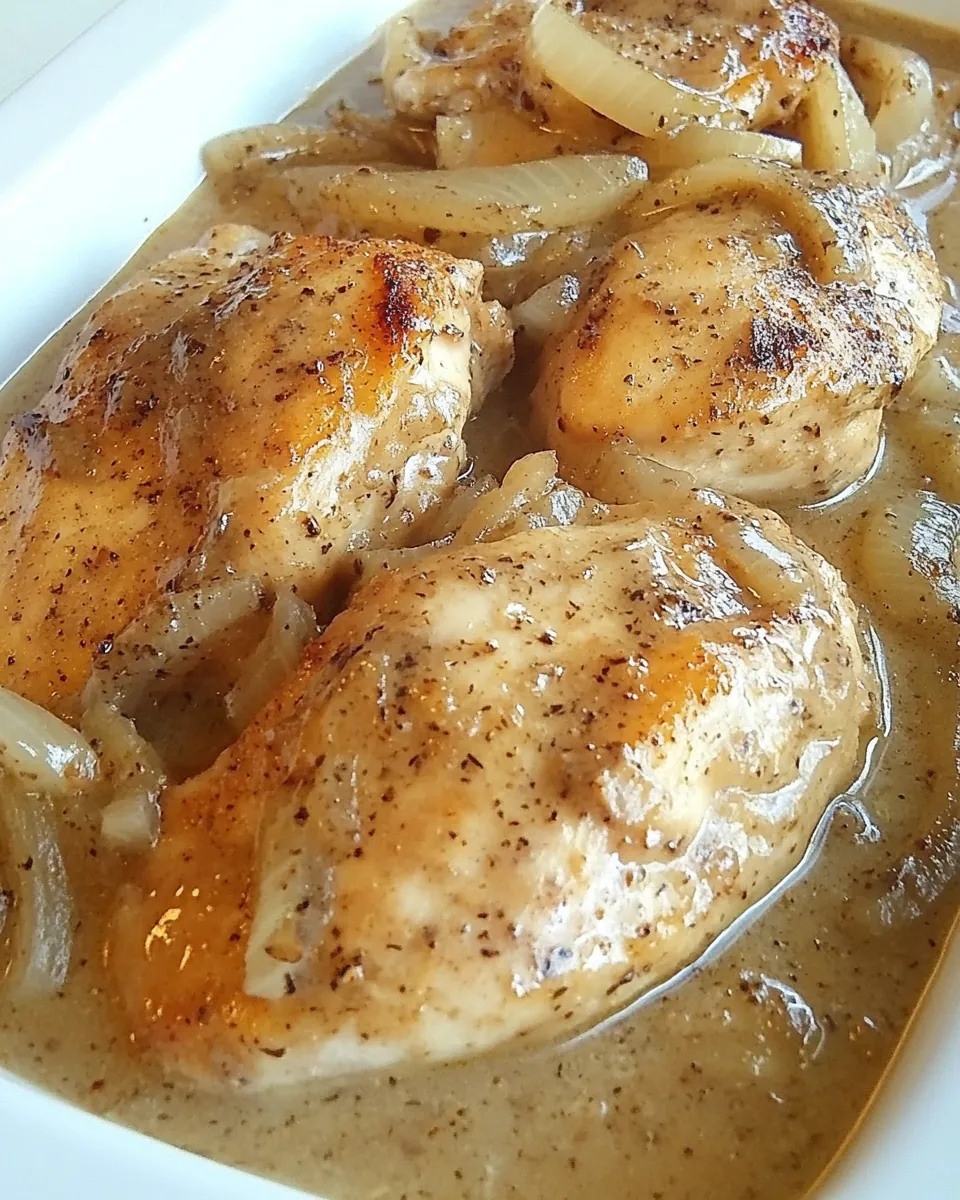 Chicken with Onions