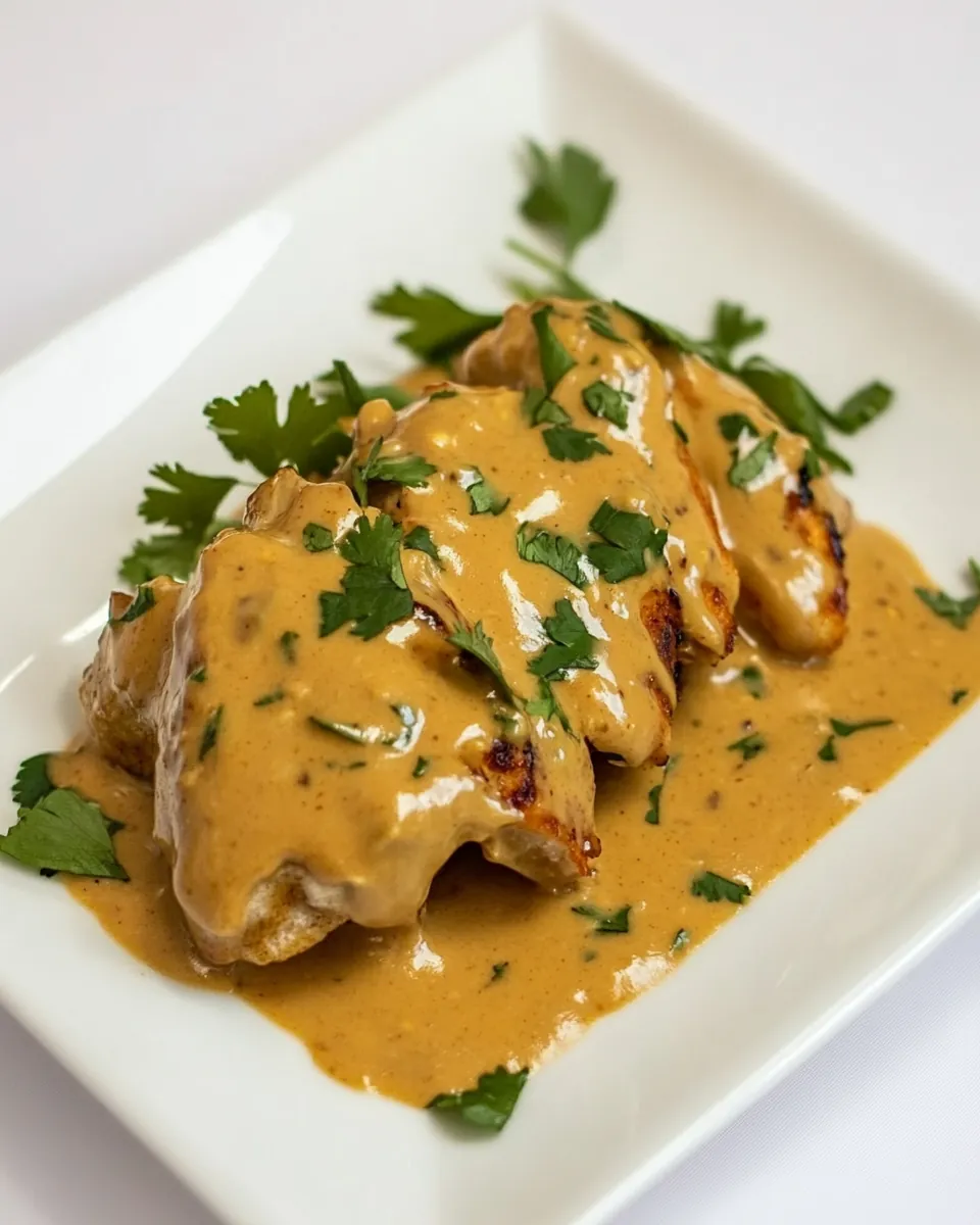 Chicken with Peanut Sauce