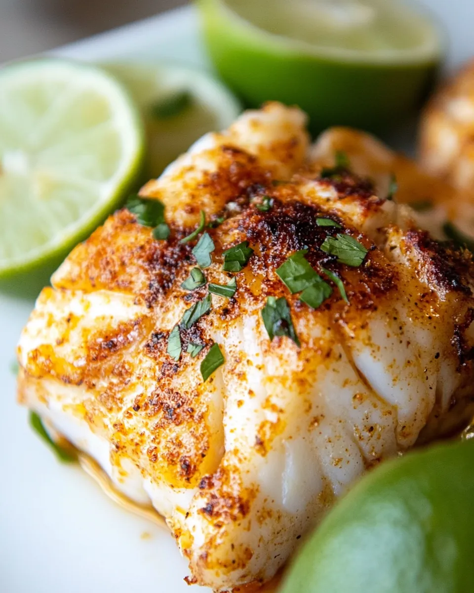 Chili Lime Air Fryer Cod