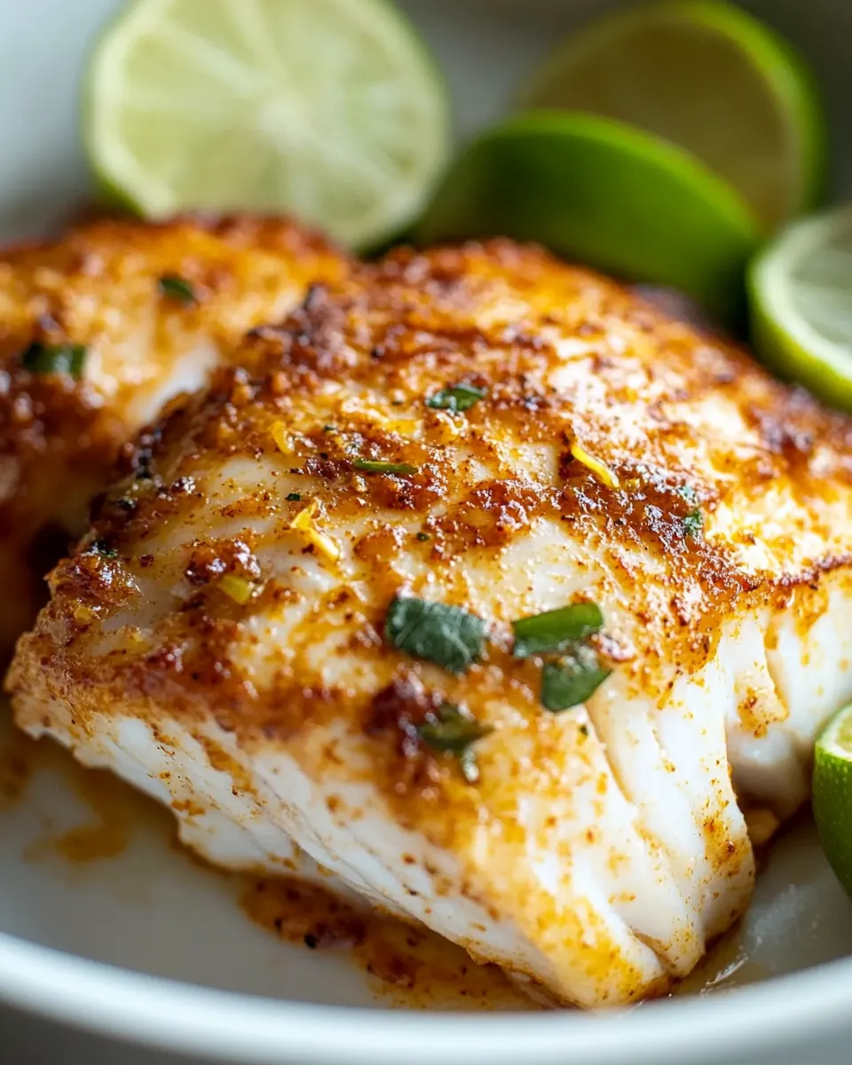 Chili Lime Air Fryer Cod
