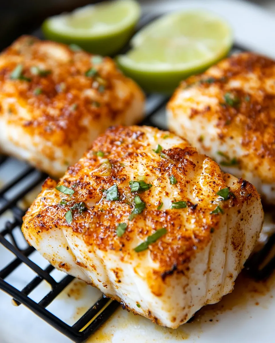 Chili Lime Air Fryer Cod