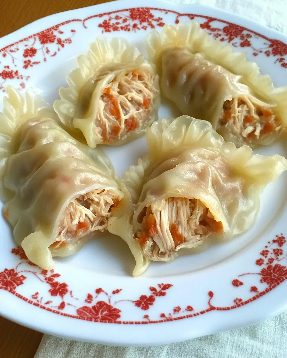 Chinese Chicken Dumplings
