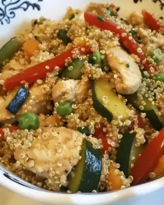 Chinese Chicken Fried Quinoa