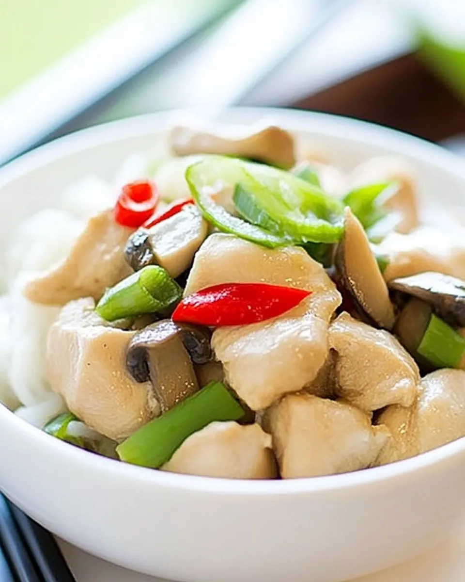 Chinese Mushroom Chicken