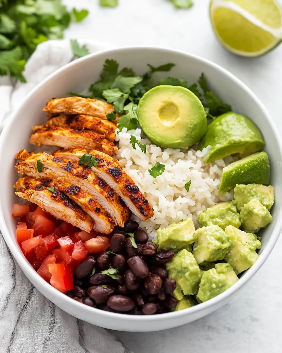 Chipotle Chicken Burrito Bowls