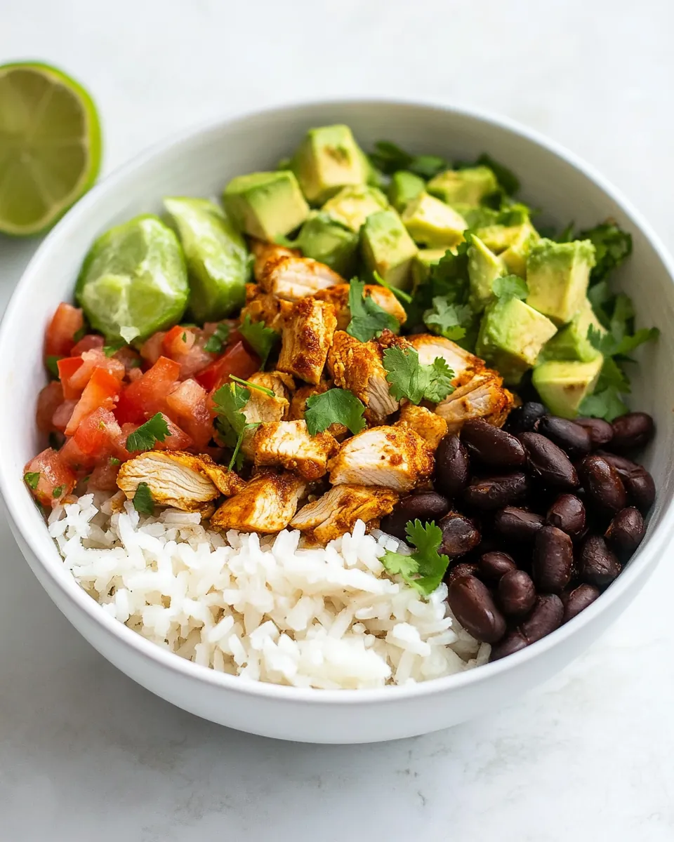Chipotle Chicken Burrito Bowls