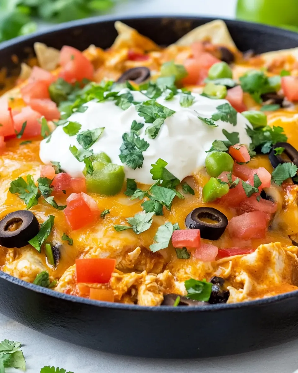 Chipotle Chicken Enchilada Skillet