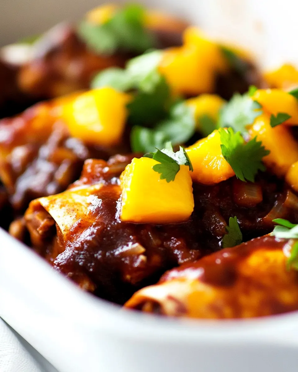 Chipotle Chicken Enchiladas