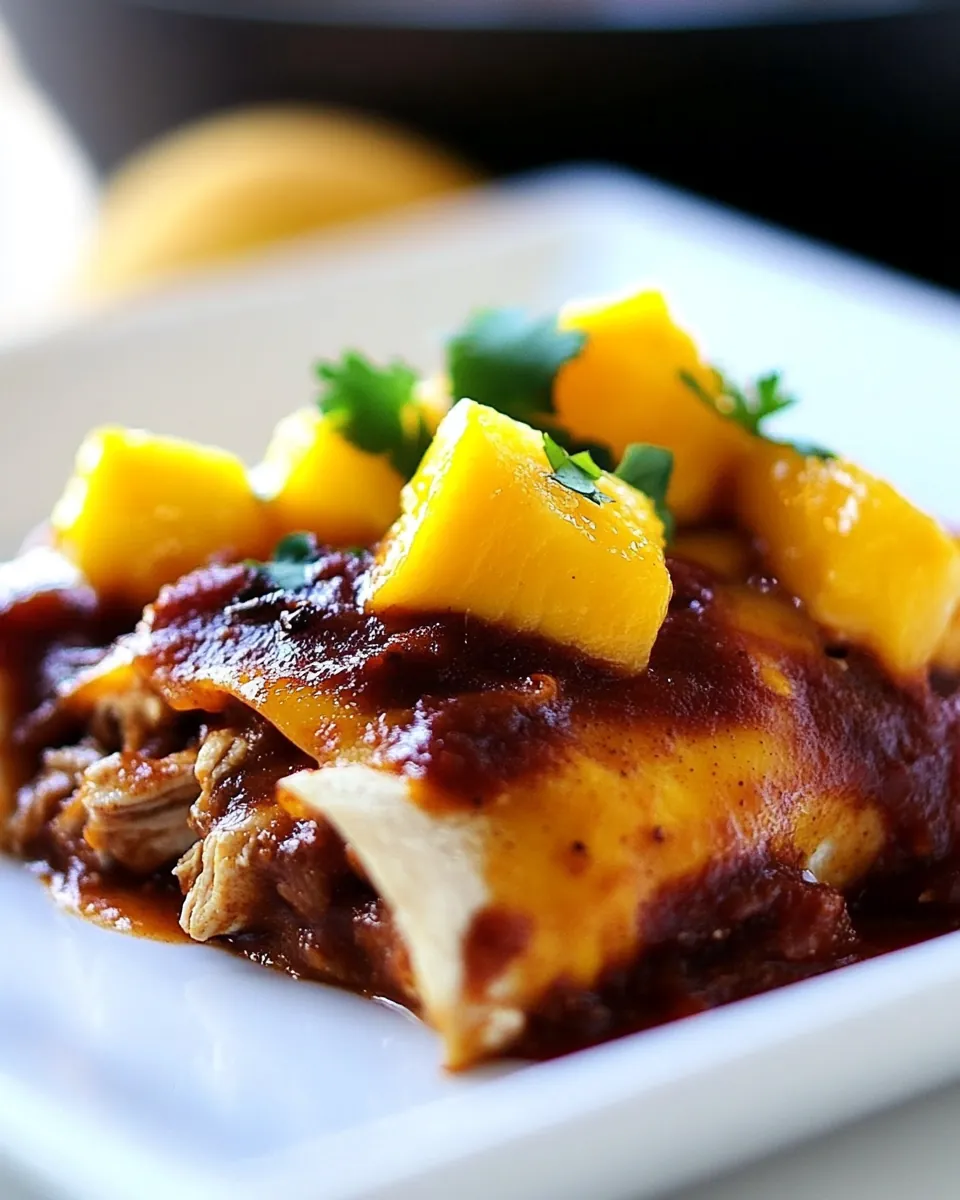 Chipotle Chicken Enchiladas