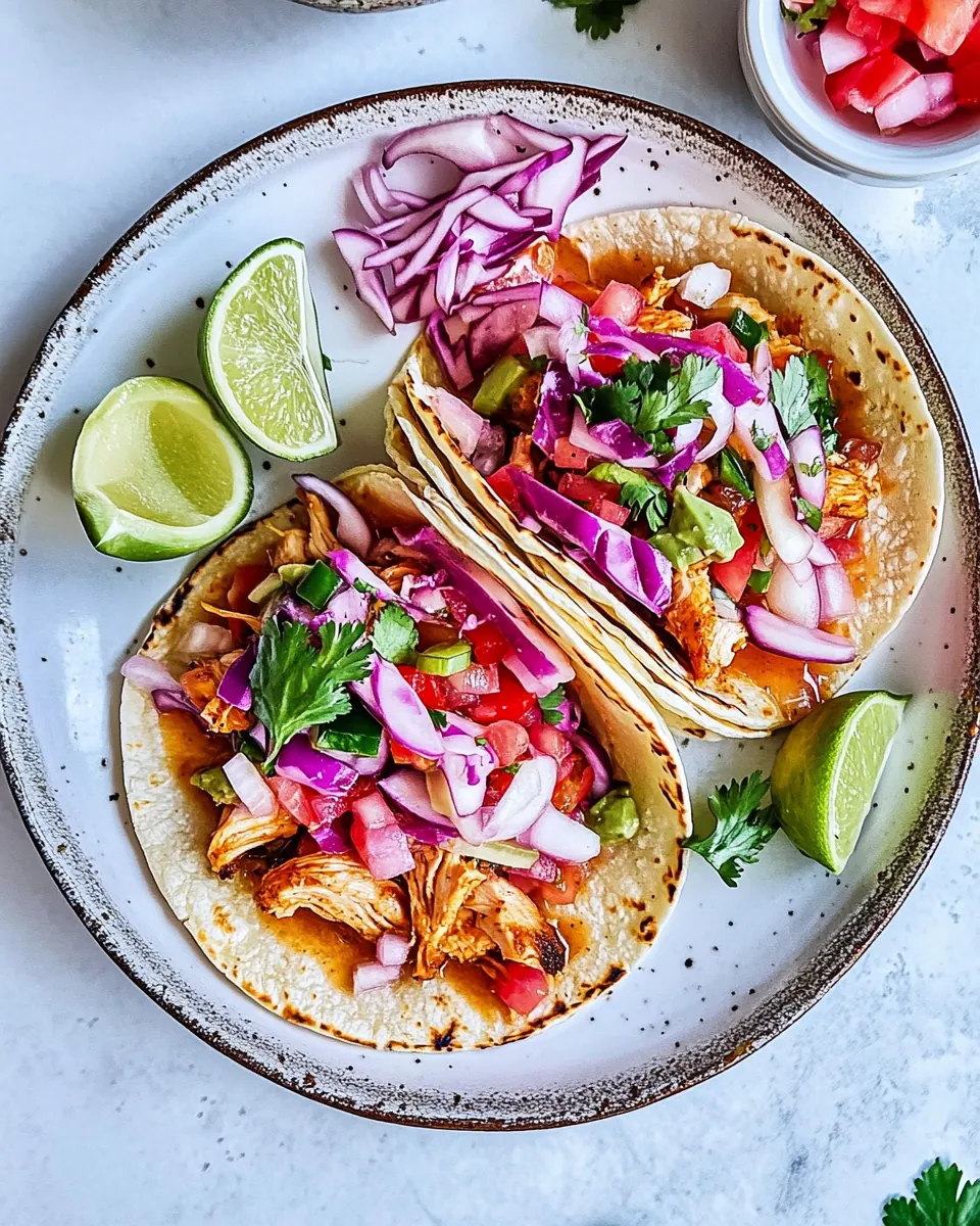 Chipotle Chicken Tacos