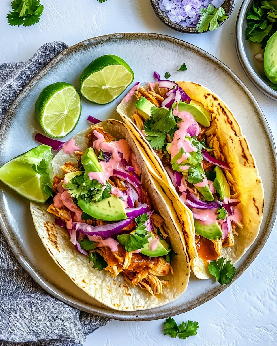 Chipotle Chicken Tacos