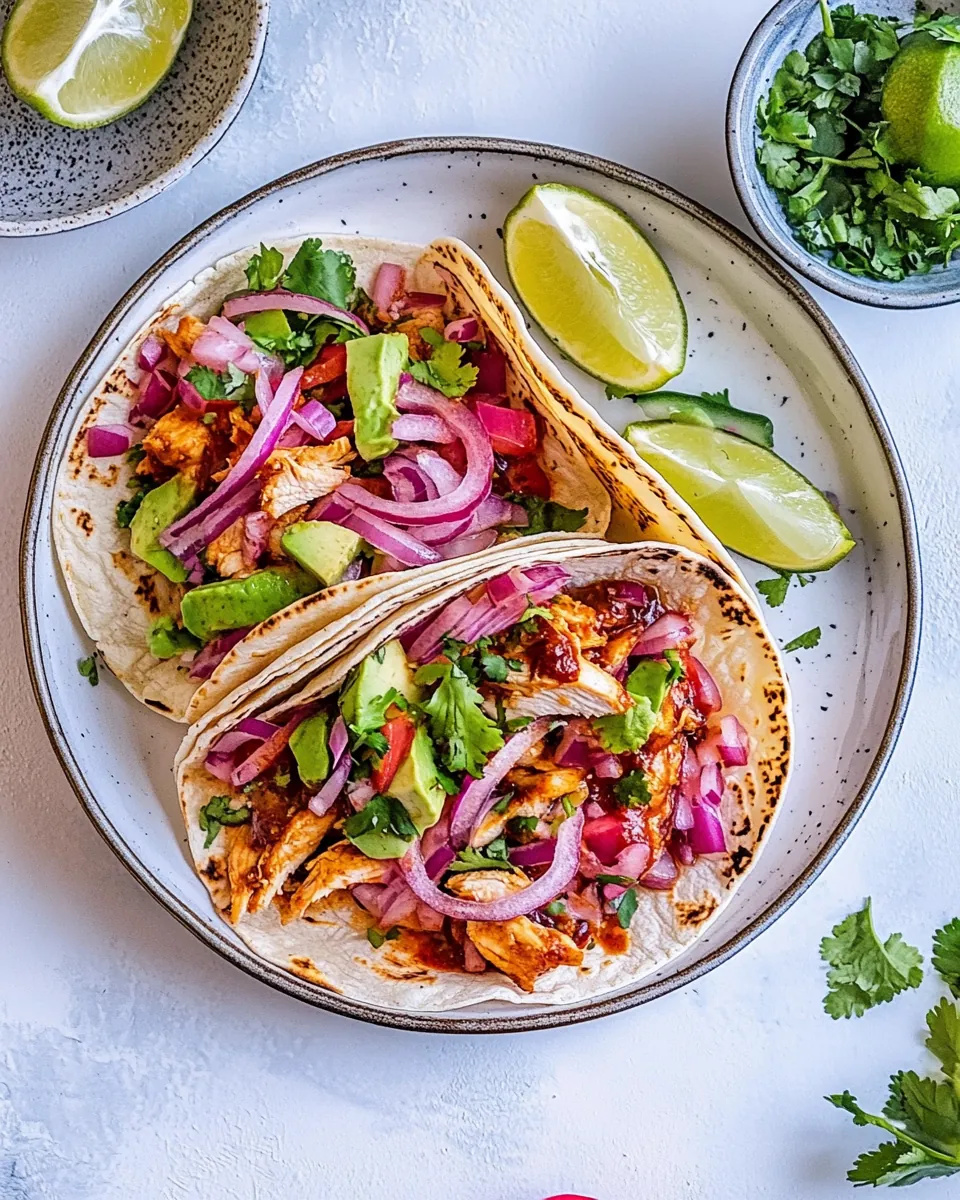 Chipotle Chicken Tacos