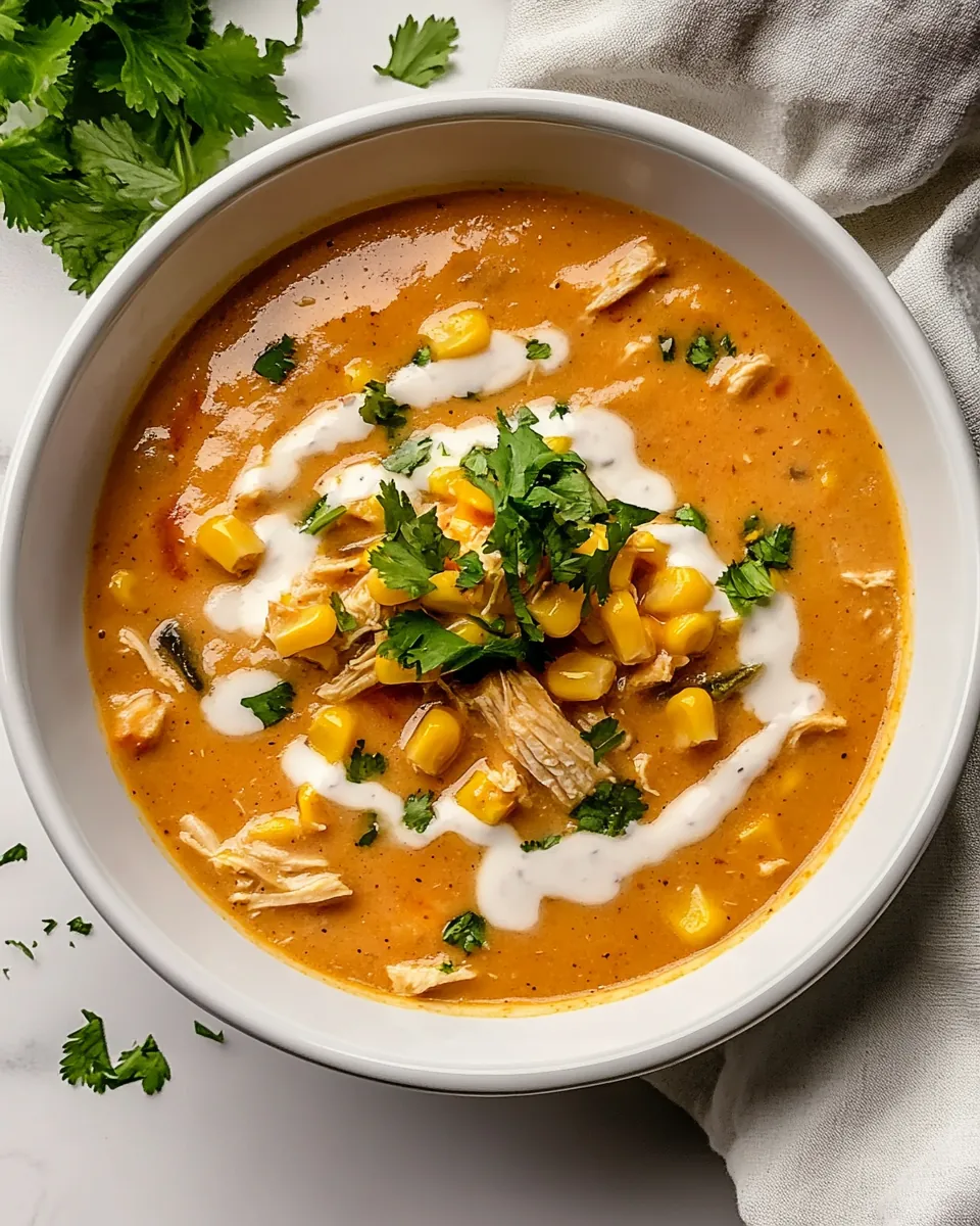 Chipotle Chicken Corn Chowder