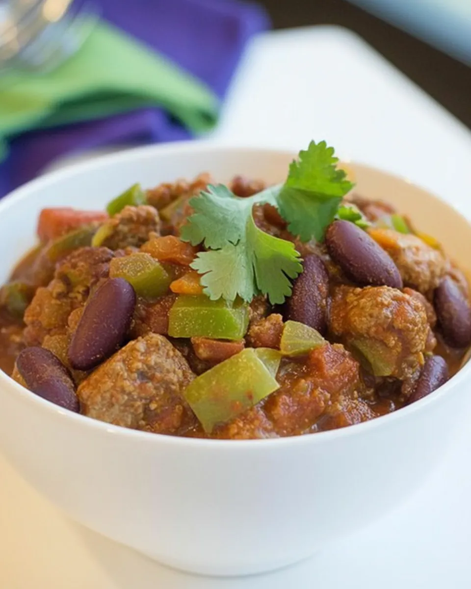 Chipotle Sausage Chili