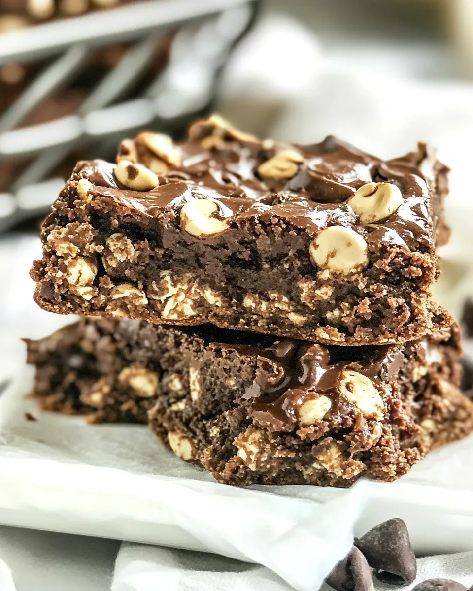 Chocolate Breakfast Cookie Bars