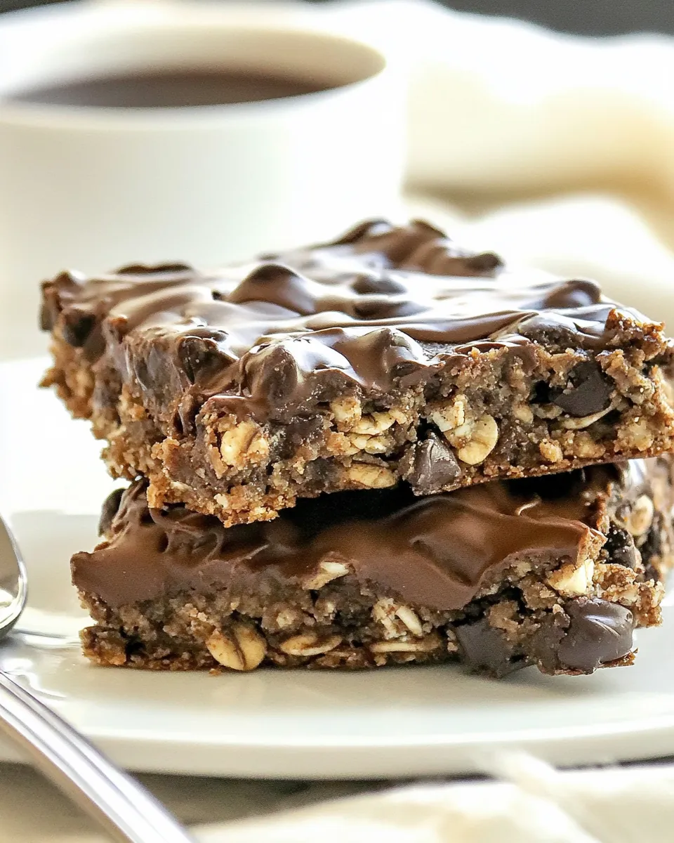 Chocolate Breakfast Cookie Bars