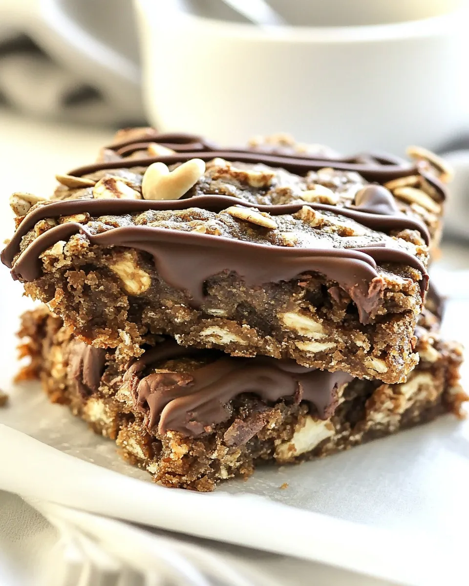 Chocolate Breakfast Cookie Bars
