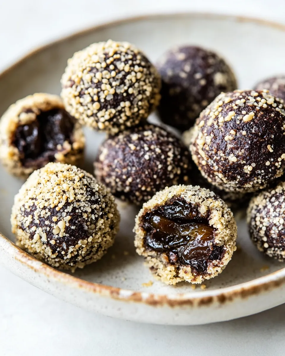 Chocolate Brownie Date Balls