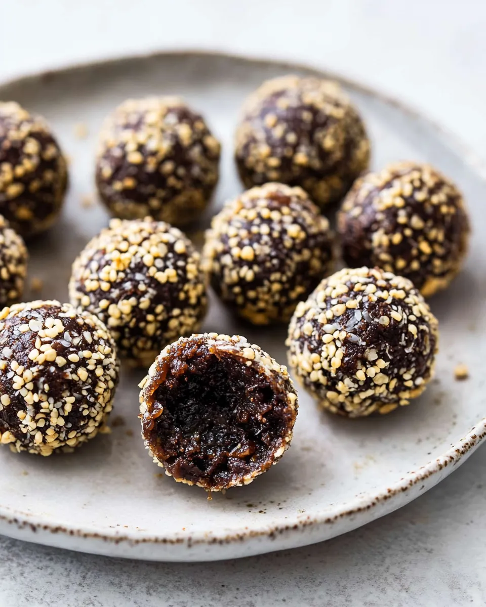 Chocolate Brownie Date Balls