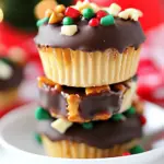 Chocolate Caramel Pretzel Cups