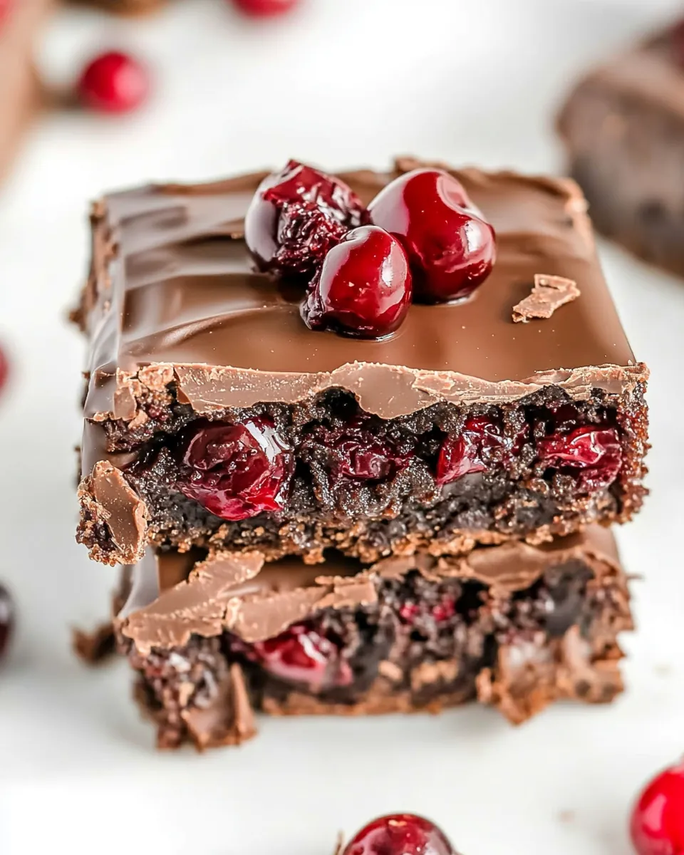 Chocolate Cherry Bars
