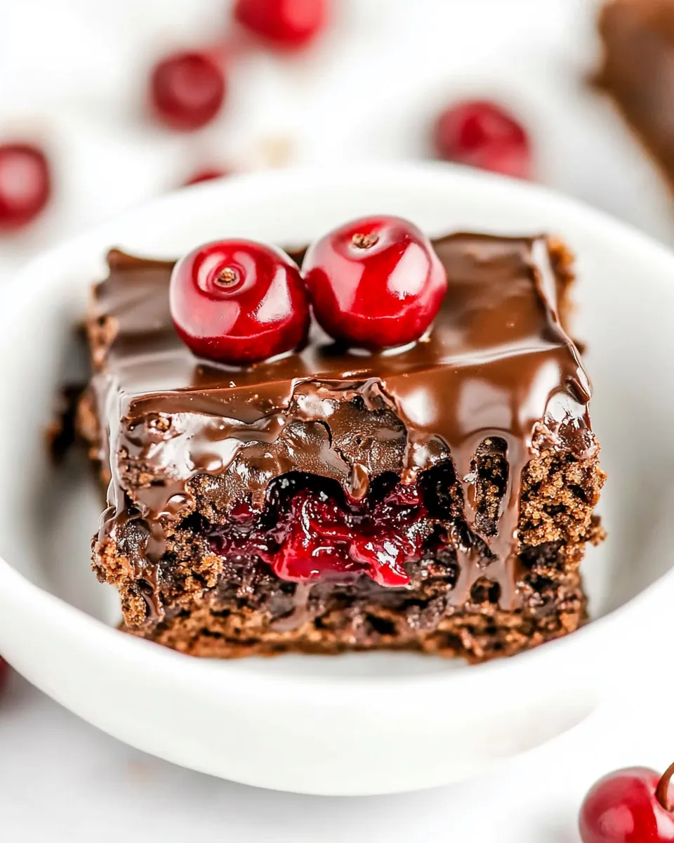 Chocolate Cherry Bars