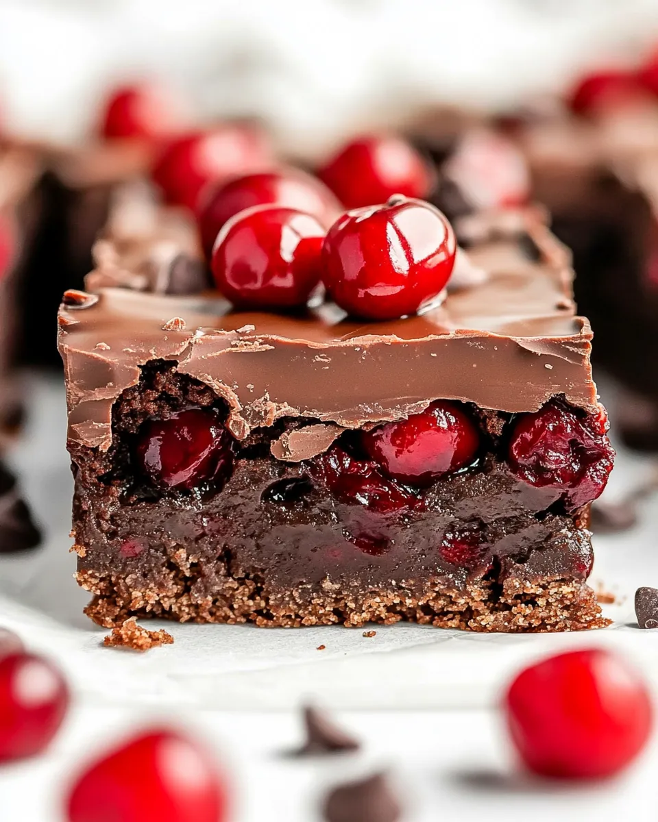 Chocolate Cherry Bars