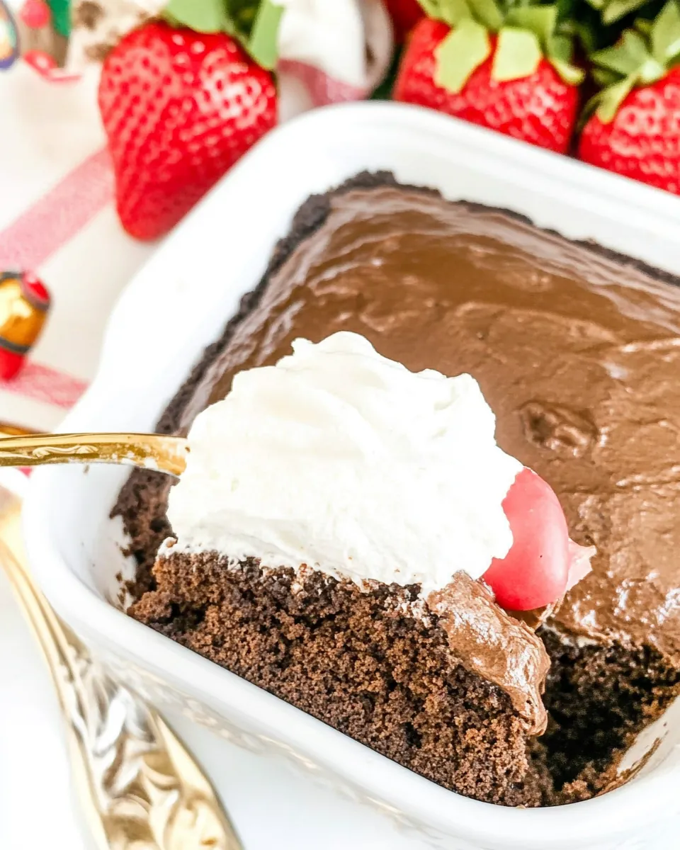 Chocolate Miracle Whip Cake