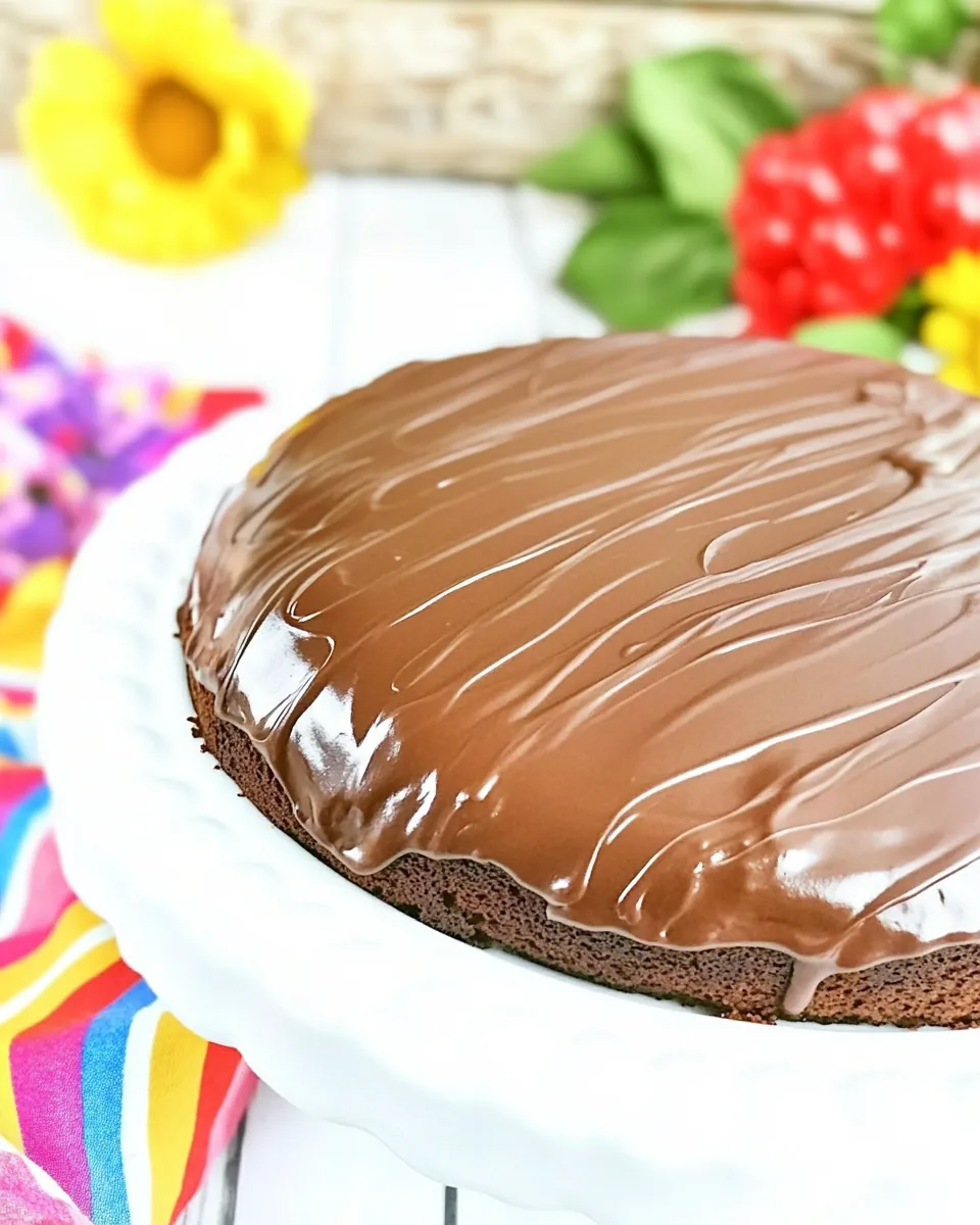Chocolate Miracle Whip Cake
